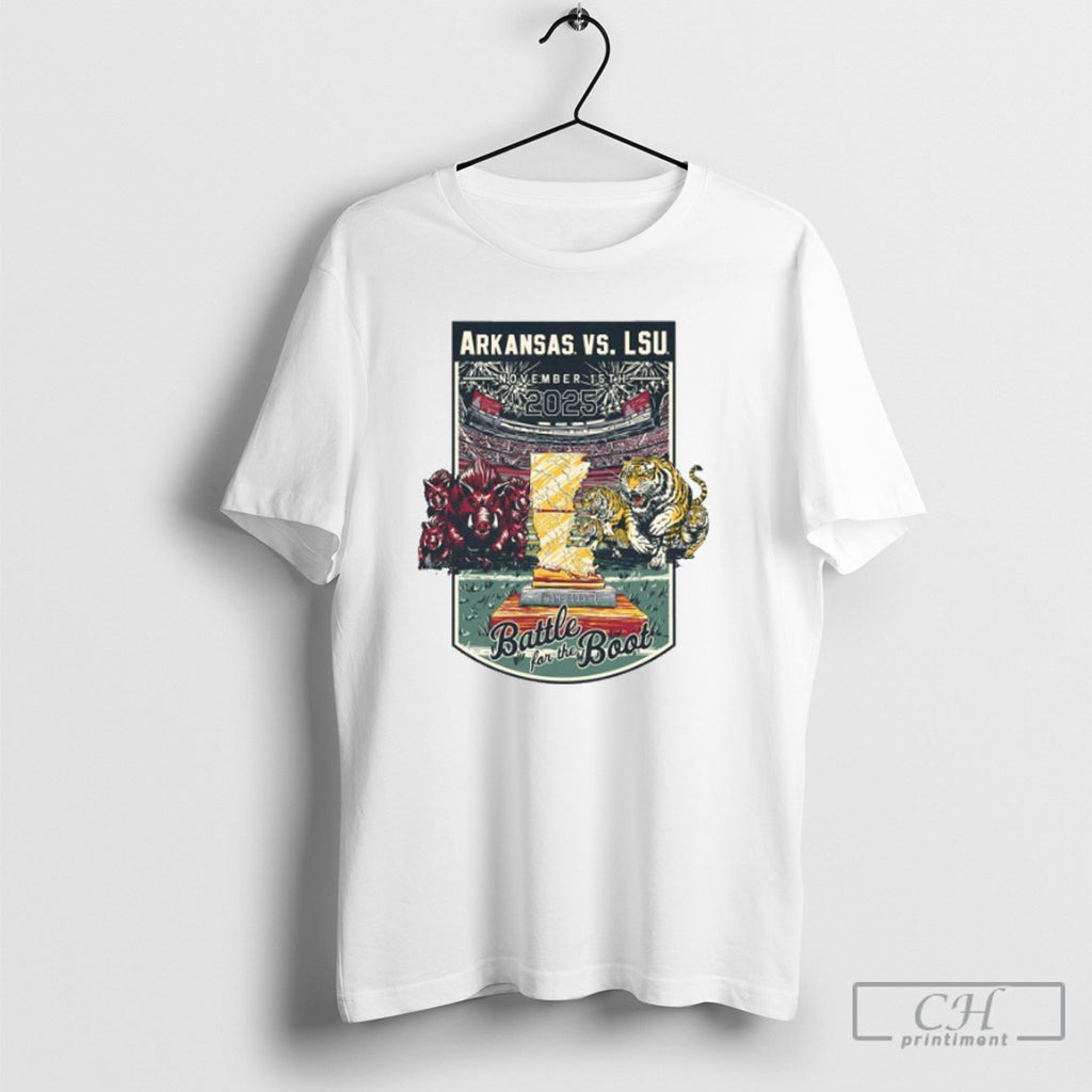 Arkansas Vs Lsu Game Day 2025 November 15th T Shirt Tee