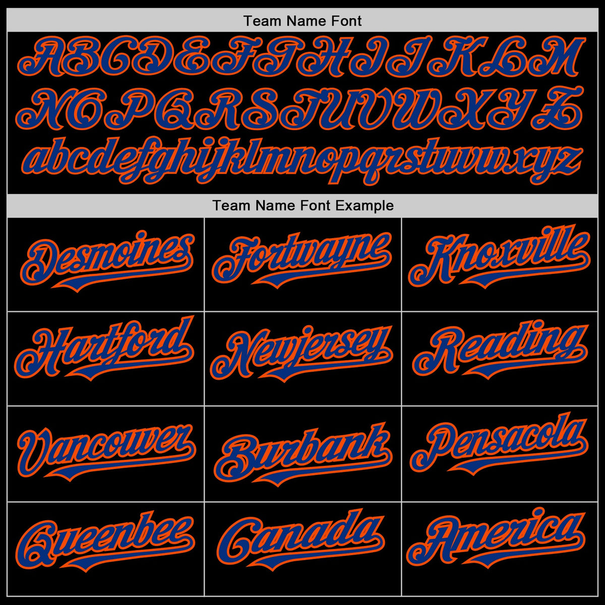 Custom Black Royal-Orange 3 Colors Arm Shapes Authentic Baseball Jersey