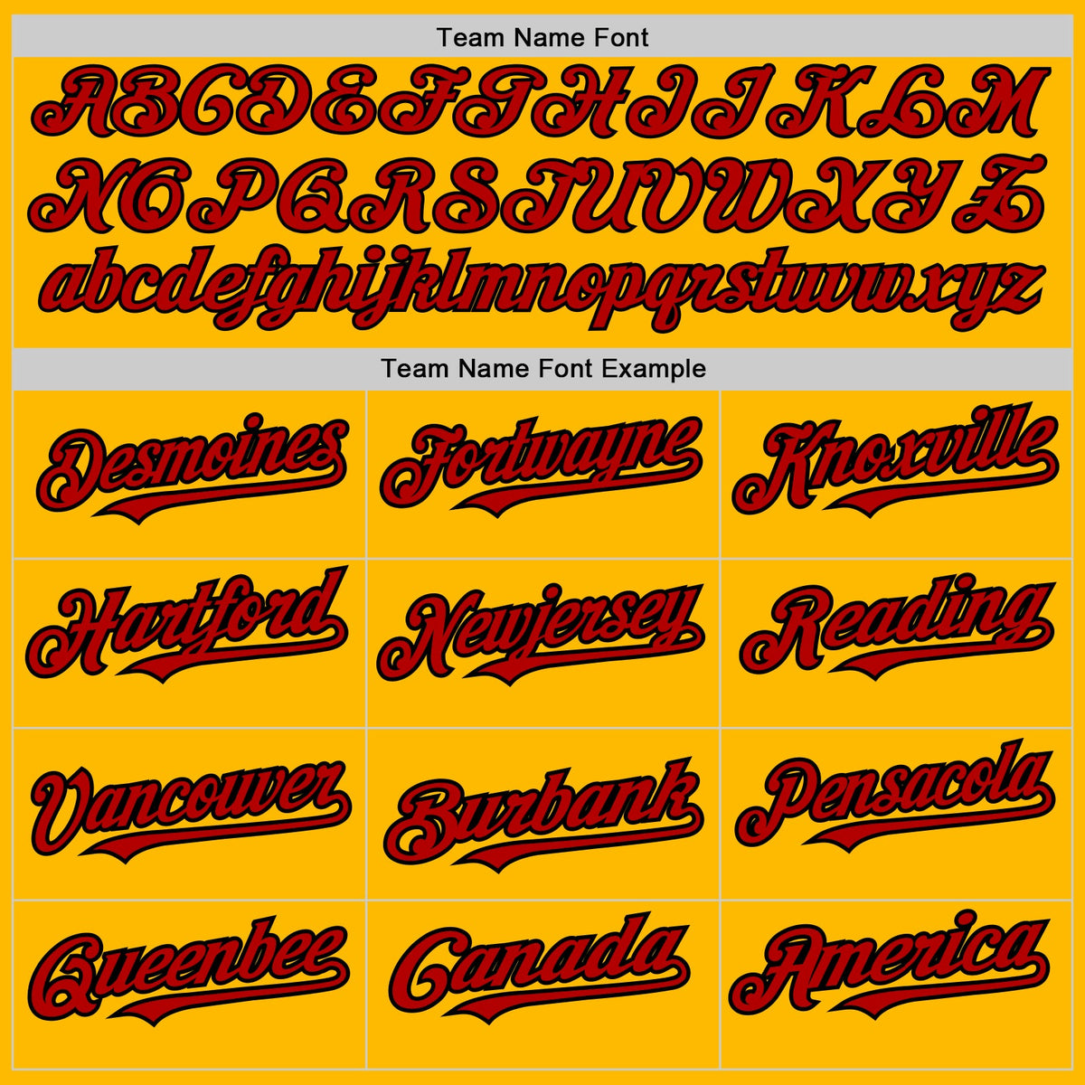 Custom Gold Red-Black 3 Colors Arm Shapes Authentic Baseball Jersey