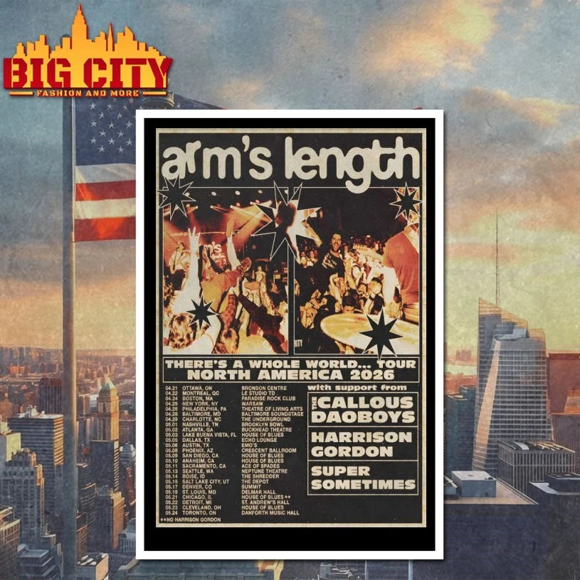 Arm’s Length Tour North America 2026 Poster shirt