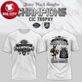Official Army Black Knights CIC Trophy Champions 2025 Two Sided Shirt
