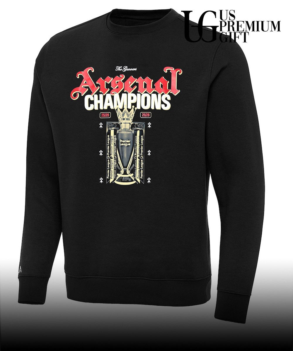 Arsenal Premier League Champions 2025- 2026 trophy shirt