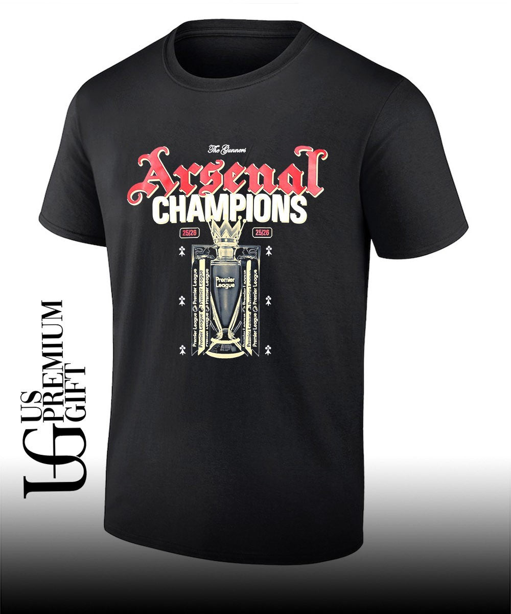 Arsenal Premier League Champions 2025- 2026 trophy shirt