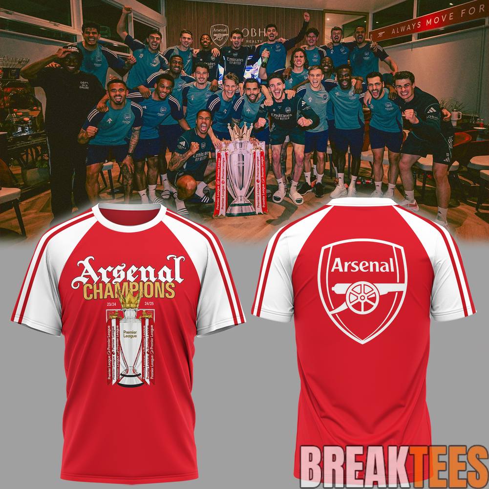 Arsenal Premier League Champions 2025-2026 T-Shirt