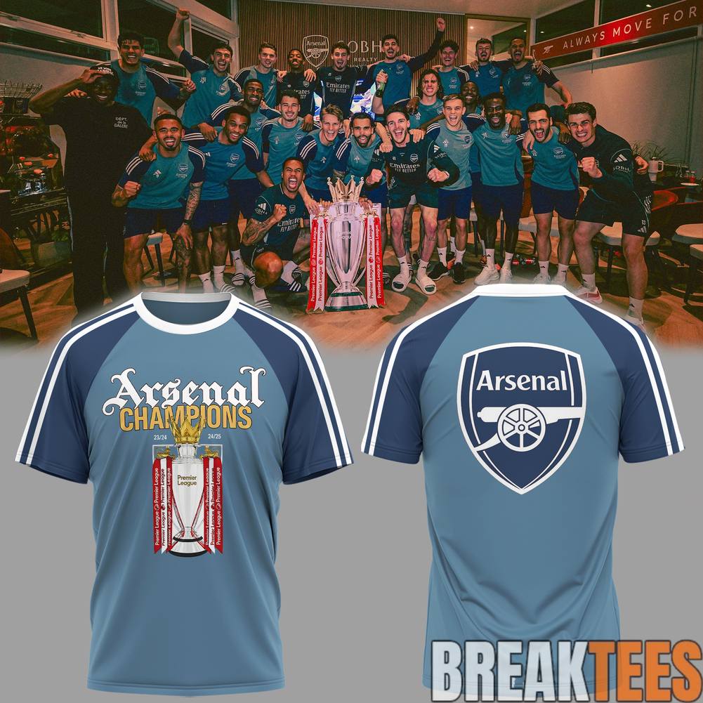 Arsenal Premier League Champions 25-26 T-Shirt