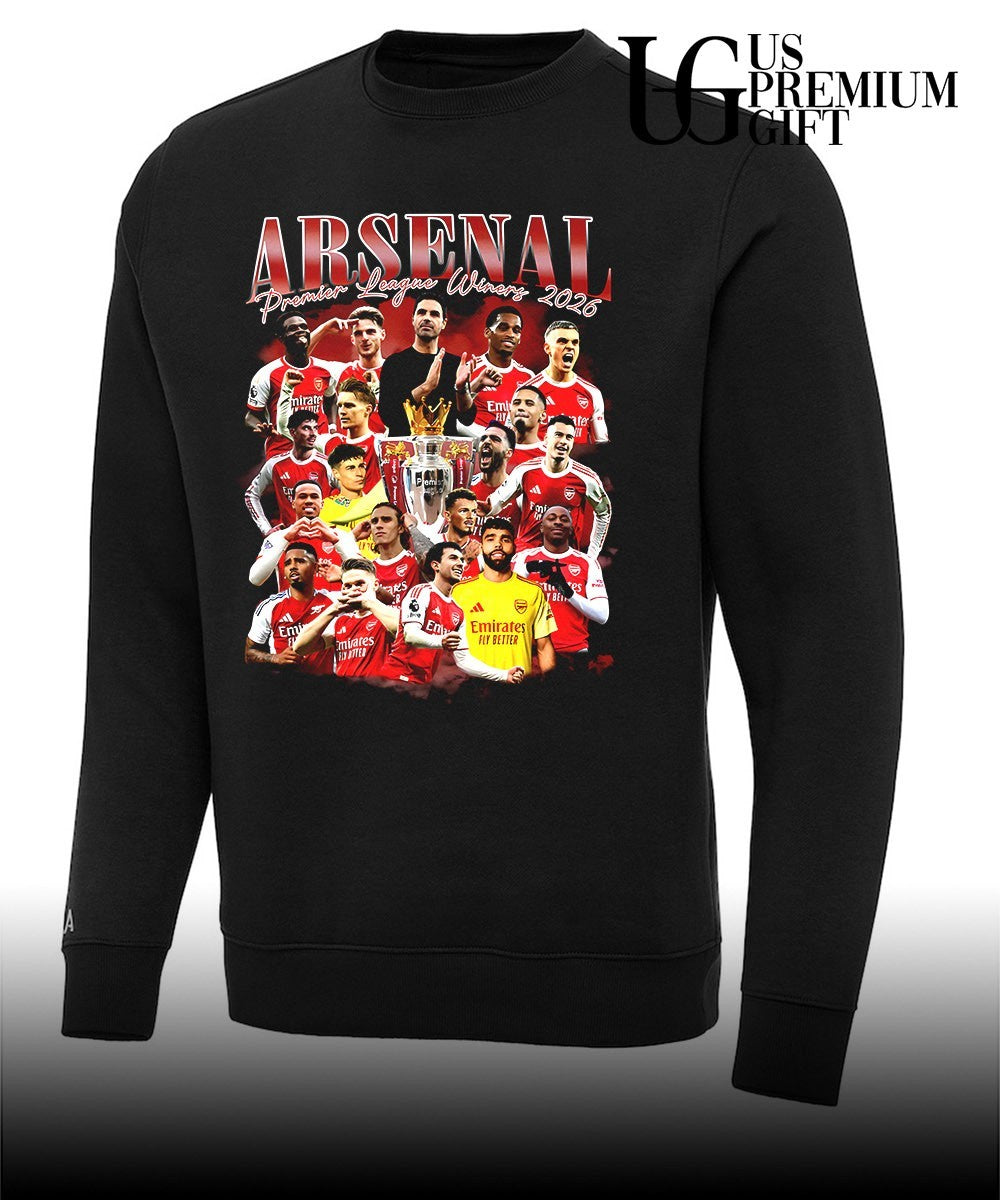 Arsenal Premier League Winners 2025- 2026 graphic shirt