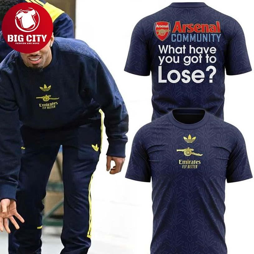 Arsenal What Have You Got To Lose 2025-2026 New Season Two Sided Shirt