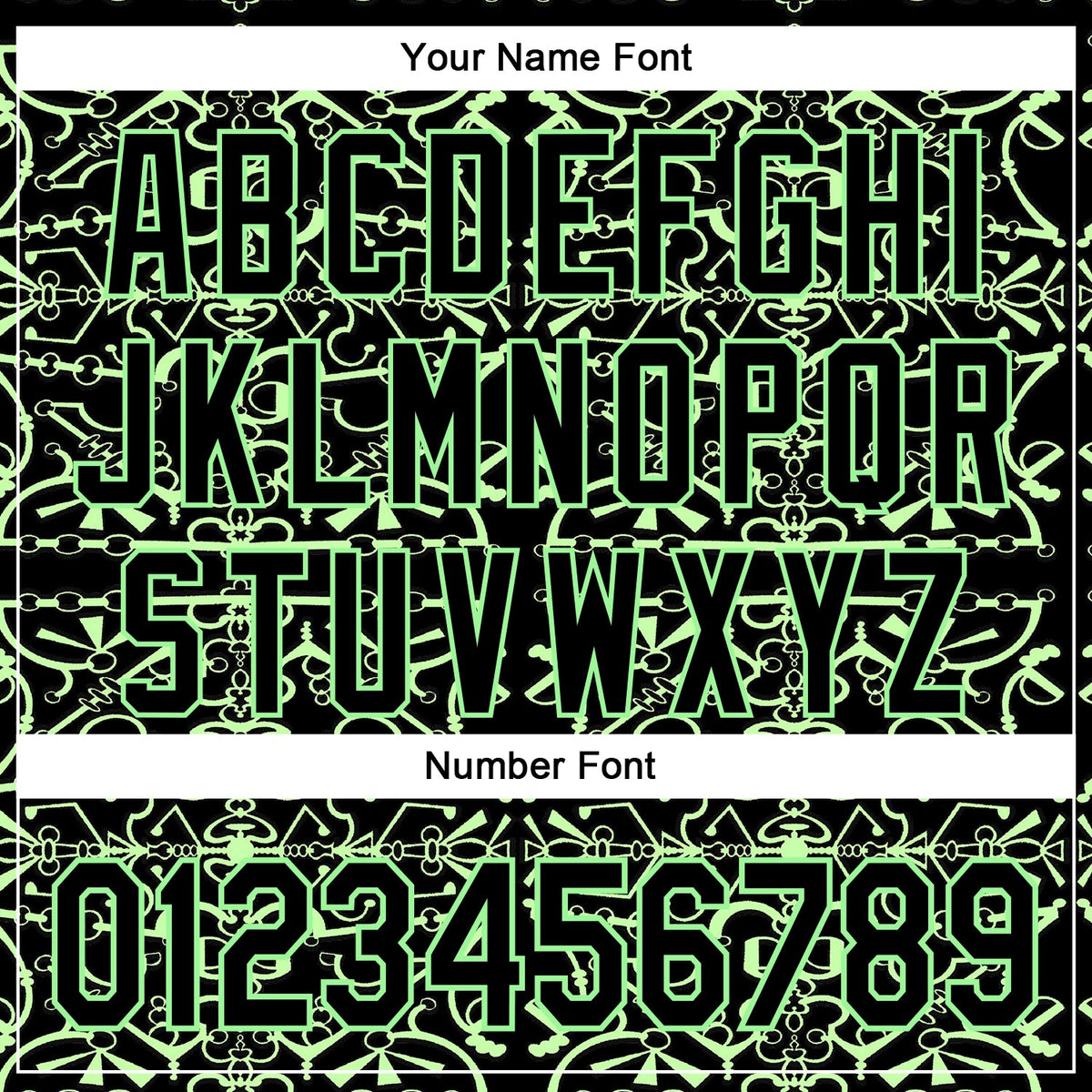 Custom Black Pea Green 3D KYLMAX HUBTUHAN Authentic Baseball Jersey