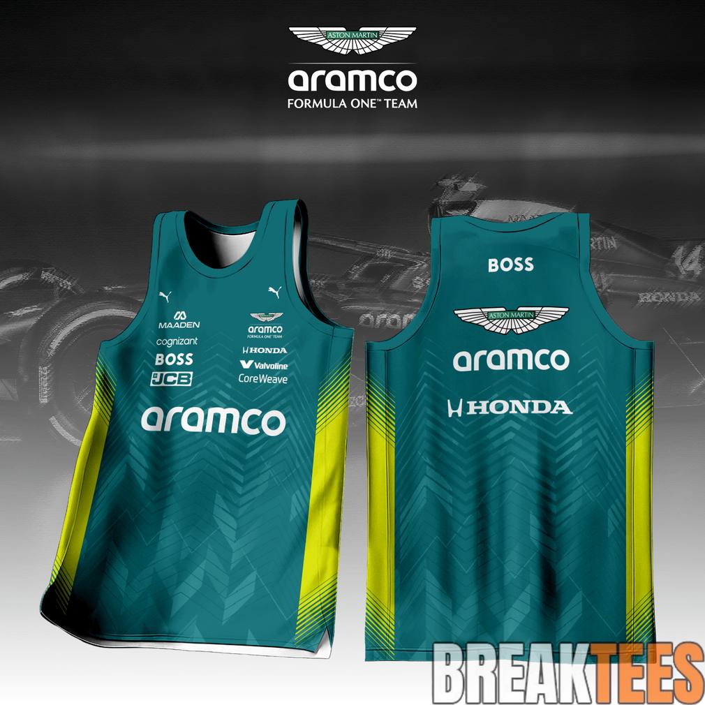 Aston Martin Aramco Inspired Jersey Shirt