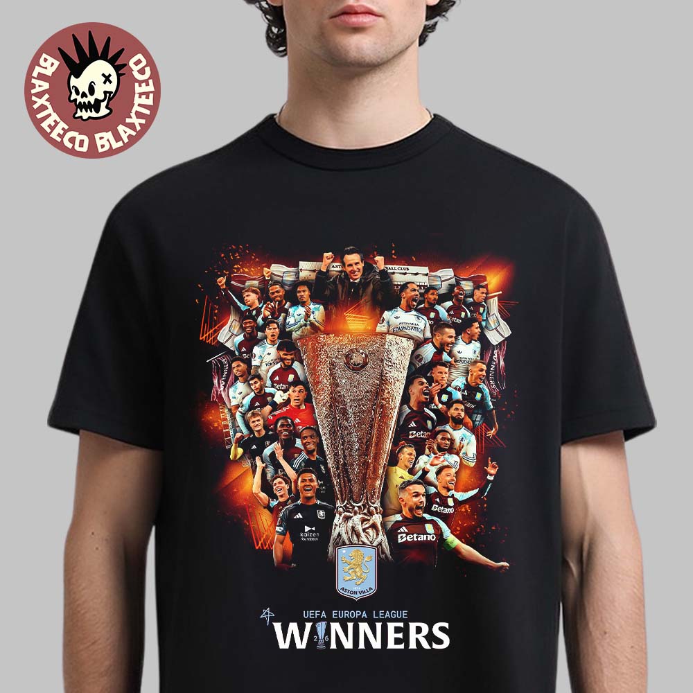 Aston Villa 2026 Istanbul Final UEFA Europa League Winners Unisex T-Shirt