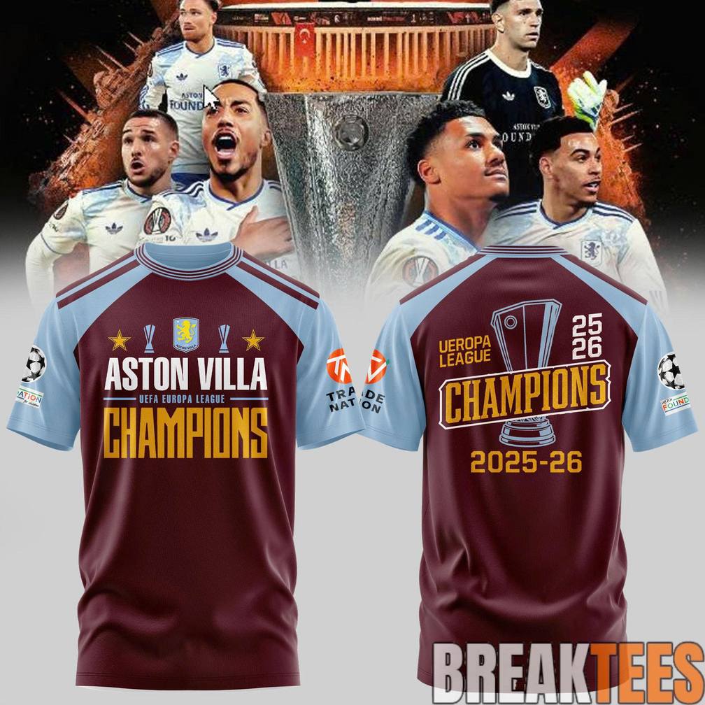 Aston Villa Europa League Champions Limited Shirt