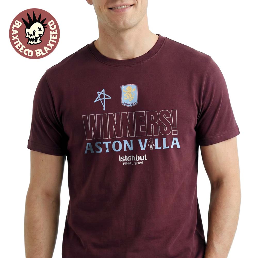Aston Villa UEFA Europa League Istanbul Final 2026 Winners T-Shirt
