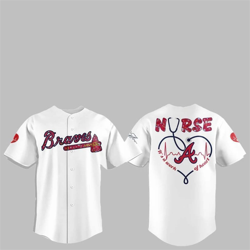 Atlanta Braves NURSES NIGHT Jersey 2025 - Grishko.com