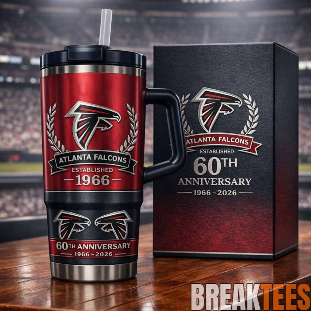 Atlanta Falcons 60th Anniversary YETI Tumbler