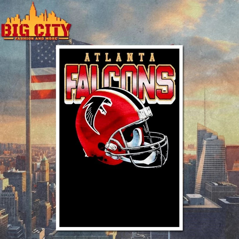 Atlanta Falcons Gradient Helmet Shirt