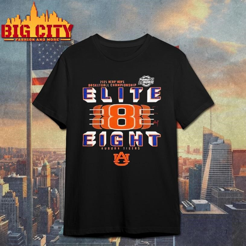 Auburn Tigers 2025 Ncaa Men’s Basketball Championship March Madness Elite Eight Shirt