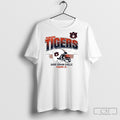 Auburn Tigers War Damn Eagle Football Helmet Vintage Graphic Shirt Tee