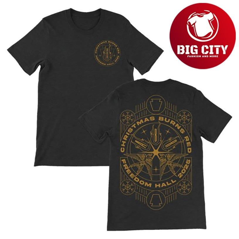 August Burns Red Christmas Burns Red Freedom Hall 2025 Two Sided Shirt