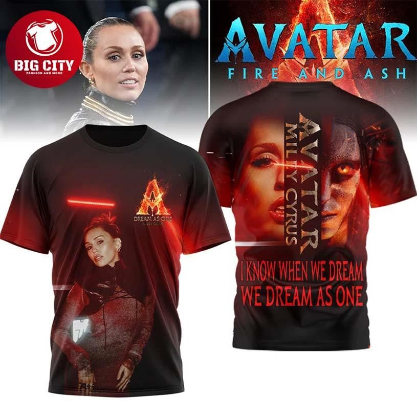 Avatar Fire And Ash Movie Inspired Graphic Two Sided Shirt
