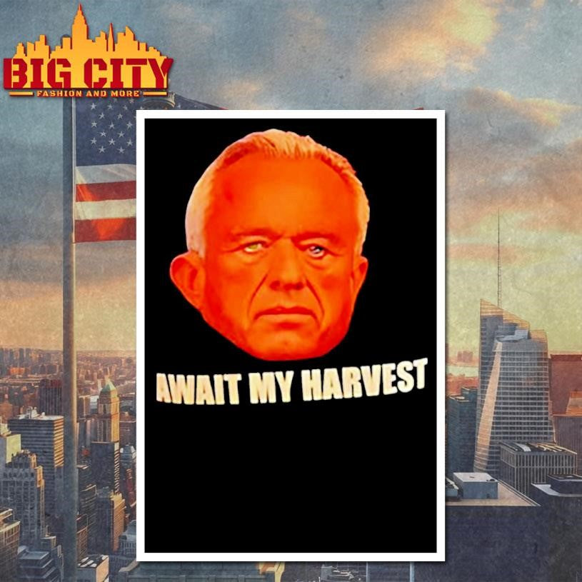 Await my harvest PFK Jr. face shirt