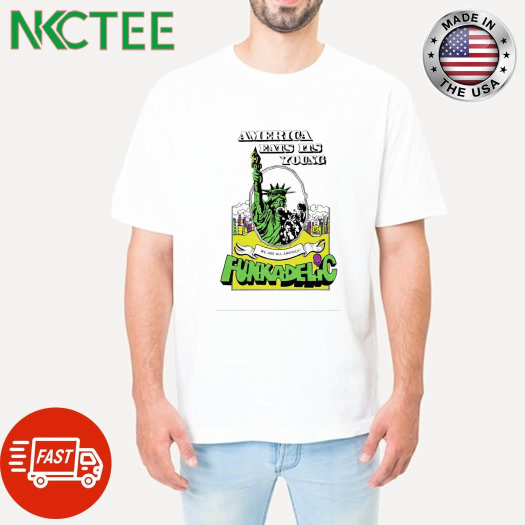 Awesome America Eats Its Young we are all America Funkadelic shirt