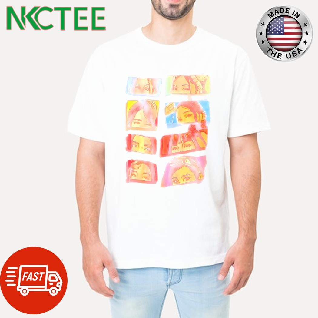 Awesome Bini Mikha eye paint shirt