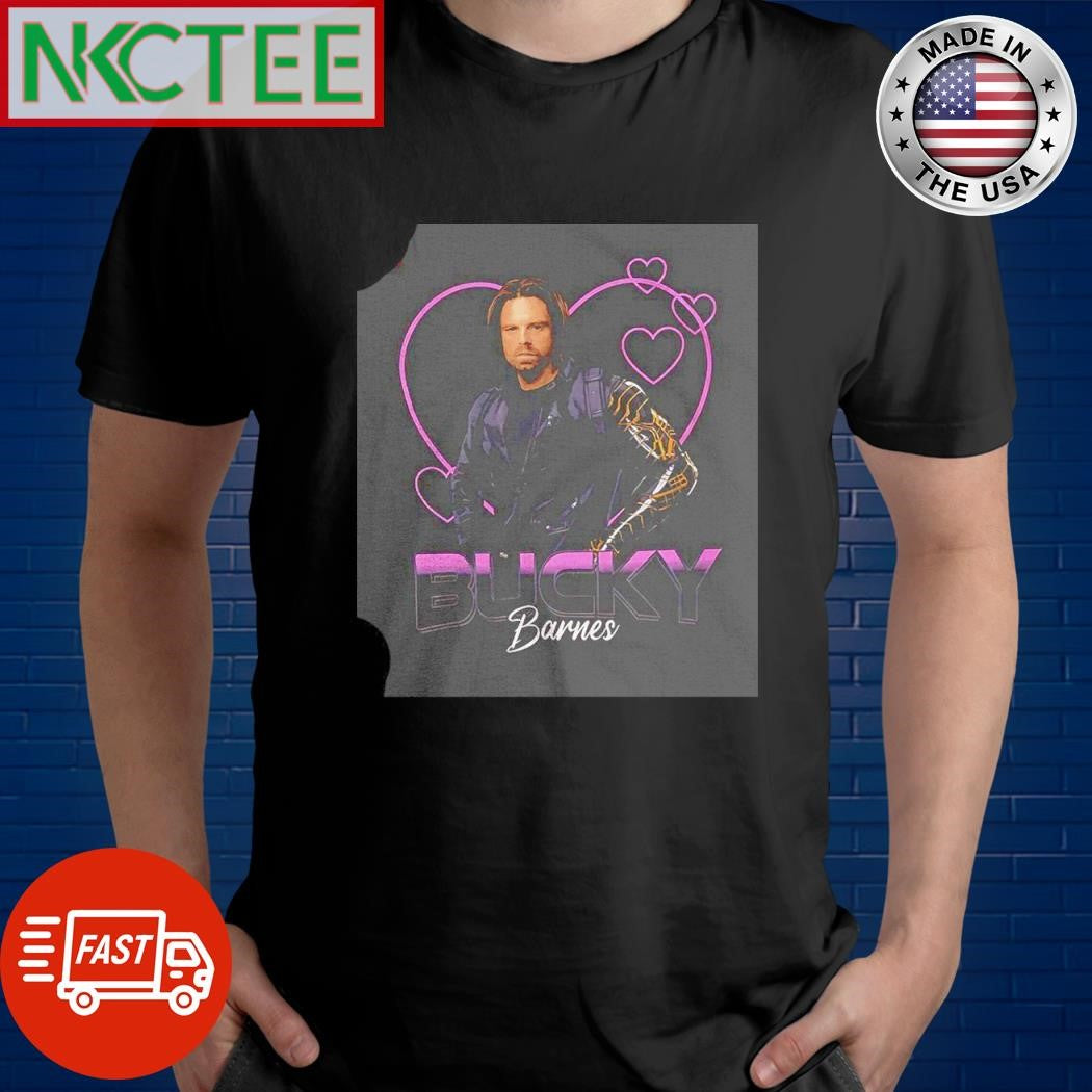 Awesome Bucky Barnes Tthunderbolts hearts shirt