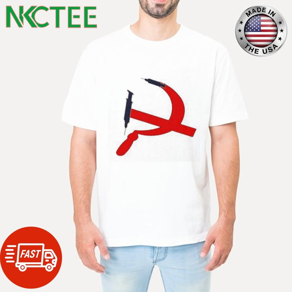 Awesome Communist Symbol syringe shirt