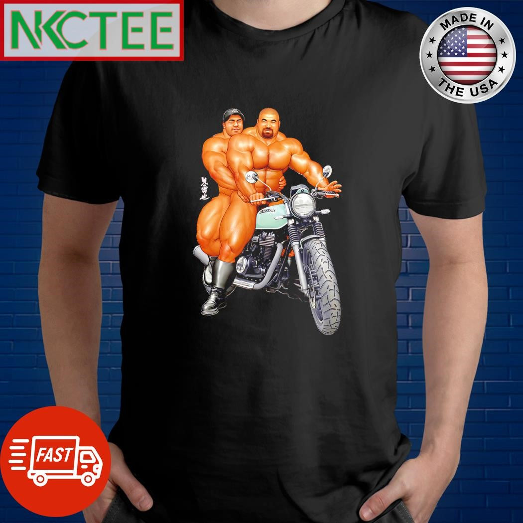 Awesome Eagle Tokyo Jiraiya Tandem 2 men naked moto shirt