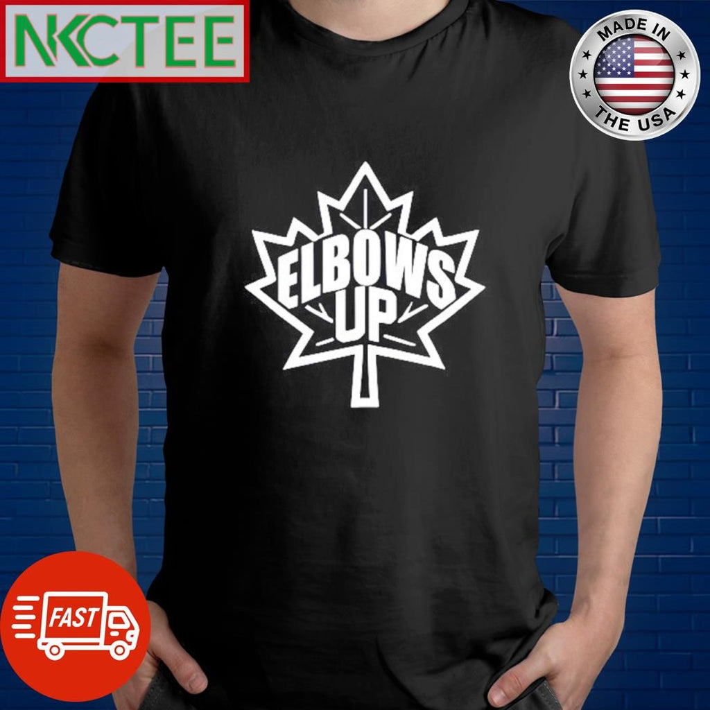 Awesome Elbows Up Canada leaf shirt