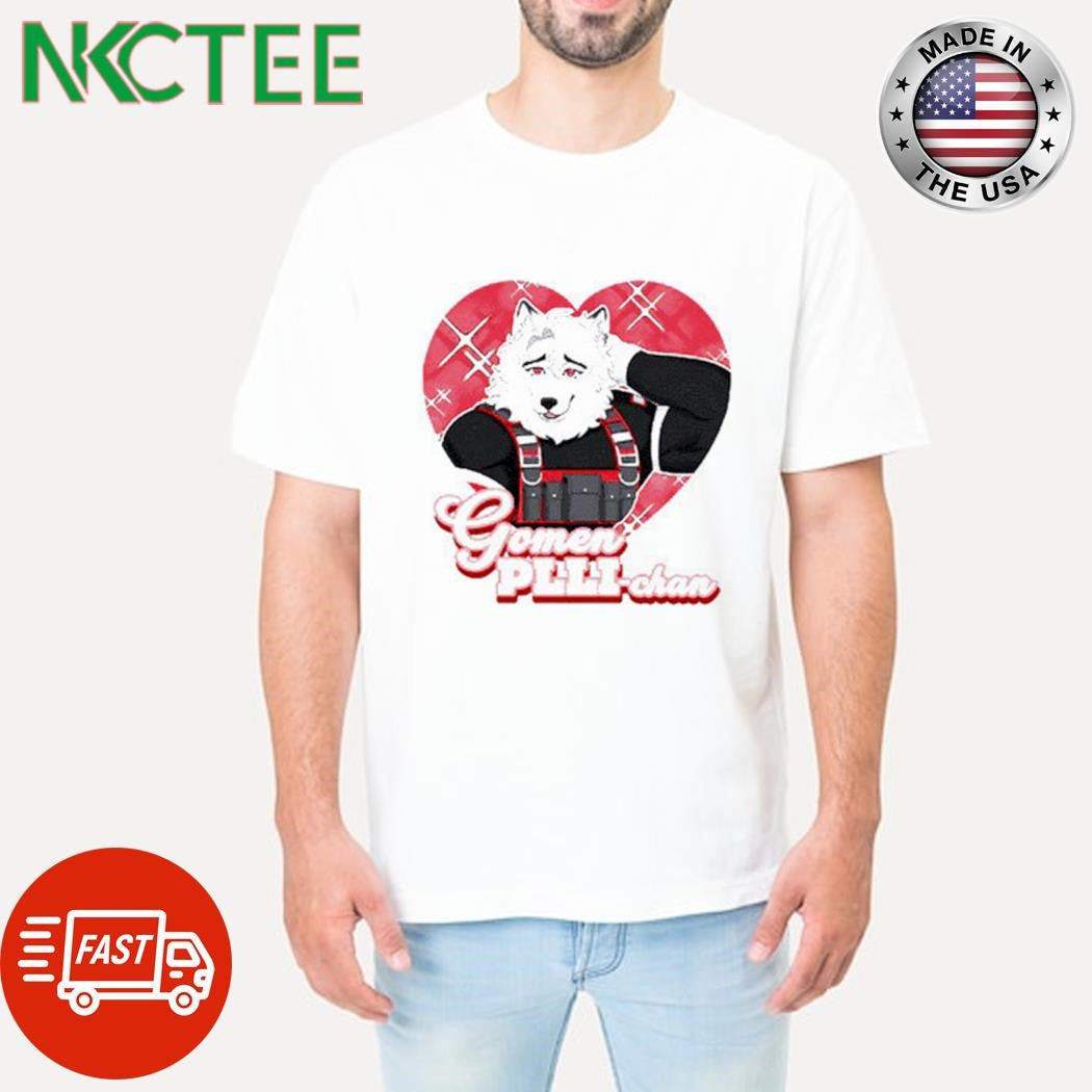 Awesome Gomen Plli-chan heart shirt
