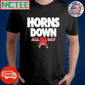 Awesome Horns Down All Day Ohio State College two finger shirt
