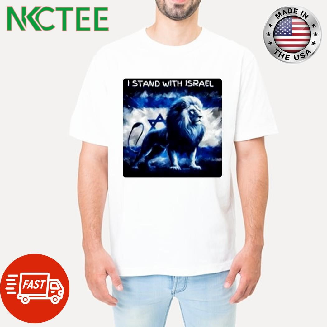 Awesome I stand with Israel Lion shirt