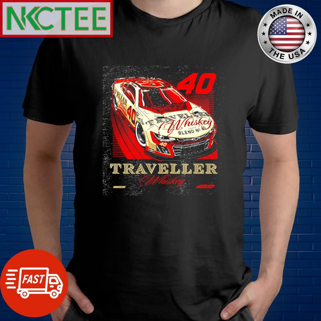 Awesome Justin Allgaier JR Motorsports Official Team Apparel Traveller Whiskey Car 40 Chevrolet shirt