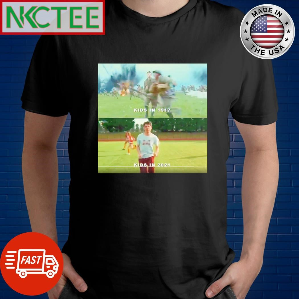 Awesome Kids in 1917 Kids in 2021 shirt