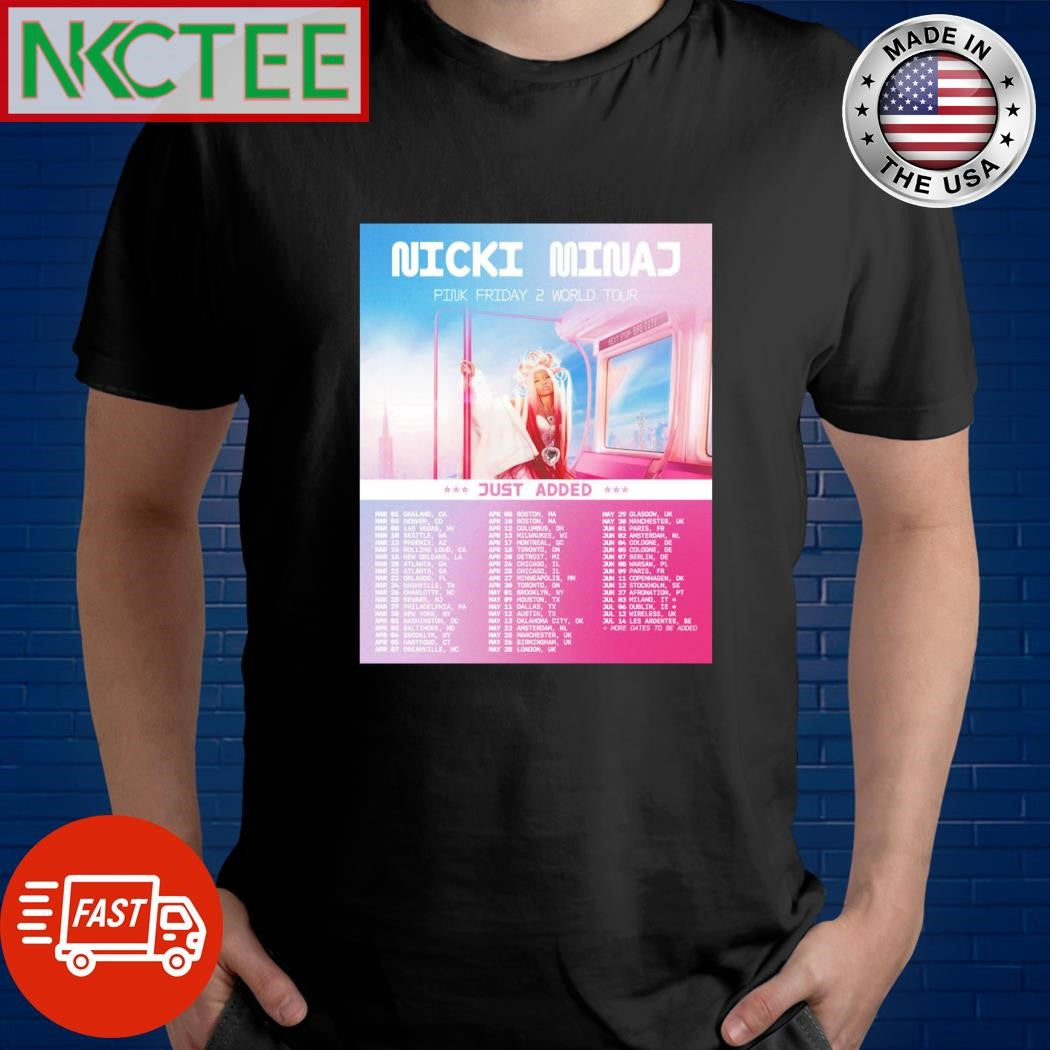 Awesome Nicki Minaj Pink Friday 2 World Tour Just added shirt