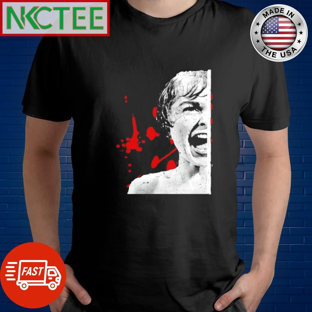 Awesome Psycho women blood graphic shirt