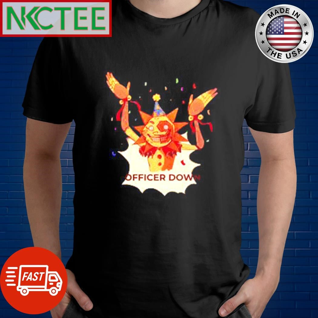Awesome Sundrop officer down clown shirt