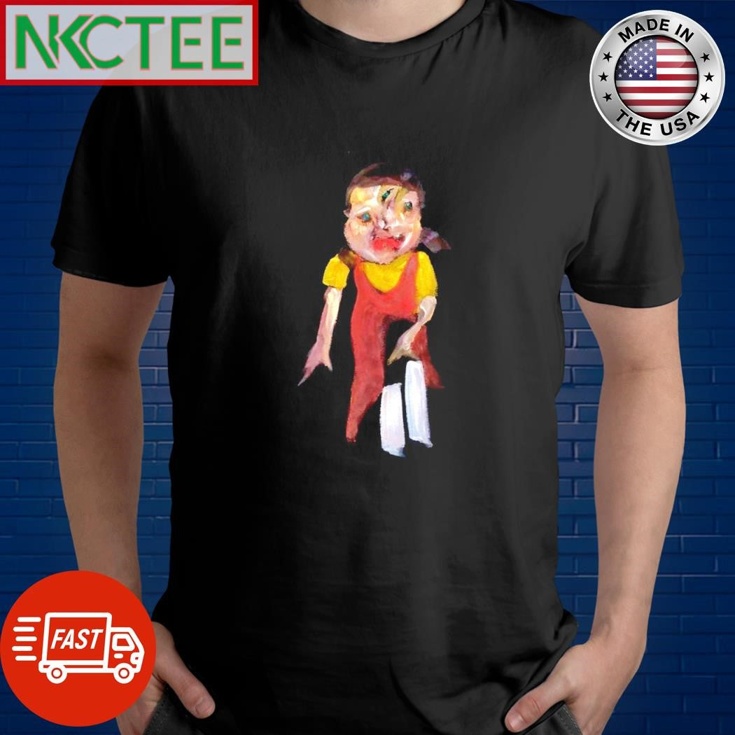 Awesome The Girl three eye paint horror shirt
