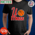 Awesome U Mass Minutemen Basketball ball shirt