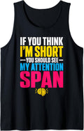 ADHD Short Attention ADHD Tank Top