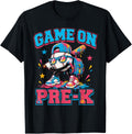 Game On Pre-K Back to School Baseball Drip Preschool Boys T-Shirt