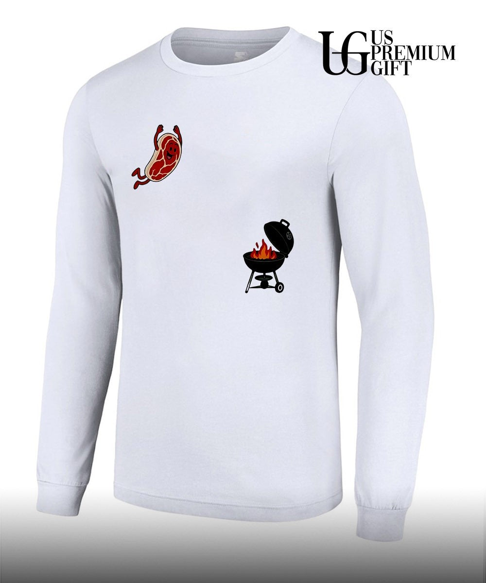 BBQ Jumping Steak funny 2026 shirt