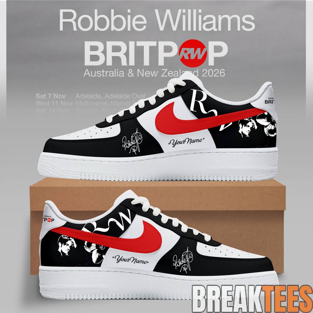 BRITPOP World Tour – Australia & New Zealand Custom Air Force 1 Sneaker