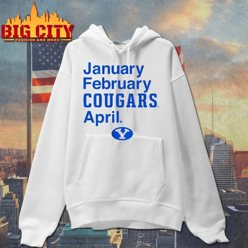 BYU Basketball January February Cougars April shirt