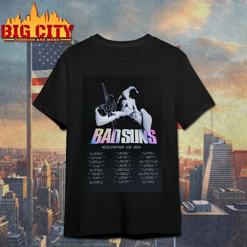 Bad Suns Acceleratour US 2026 Poster shirt