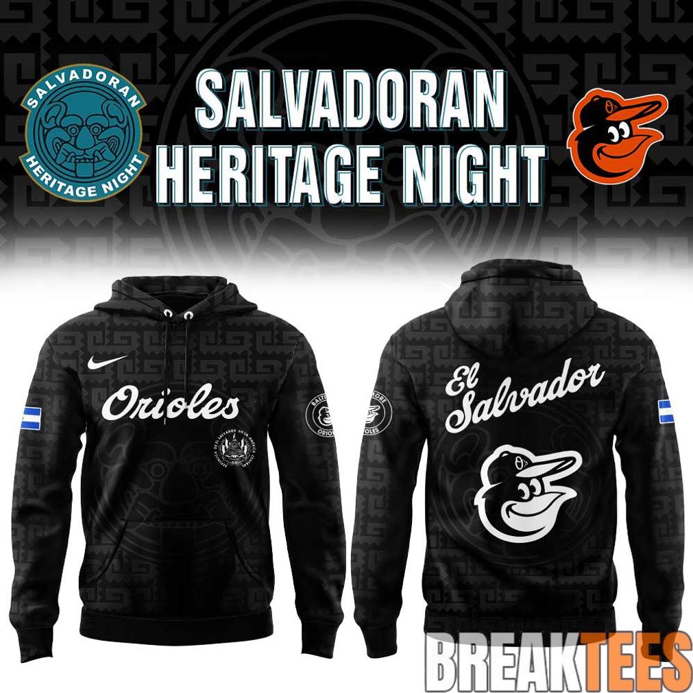 Baltimore Orioles El Salvadoran Heritage Night 2026 Hoodie