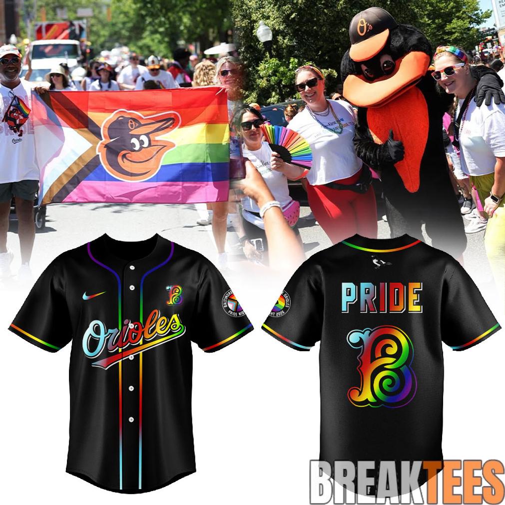 Baltimore Orioles Pride Night 2026 Baseball Jersey