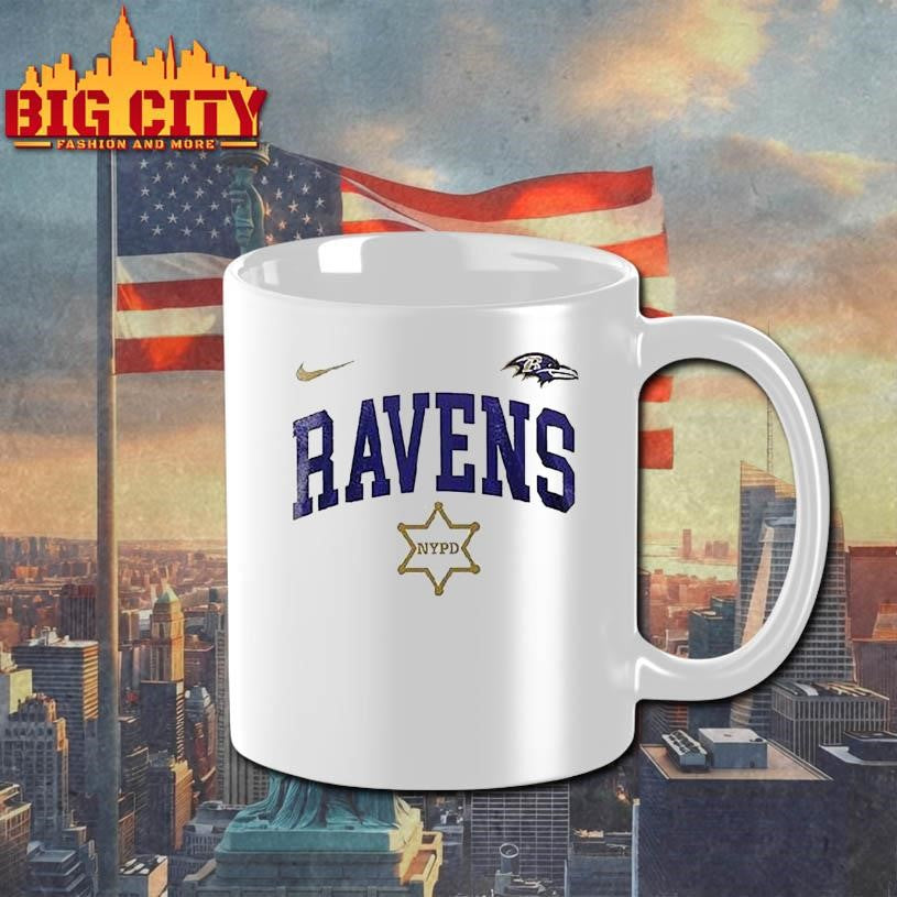 Baltimore Ravens Nypd 180th Anniversary Logo Shirt