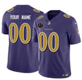 Baltimore Ravens Active Player Custom Purple 2025 F.U.S.E. With John Madden